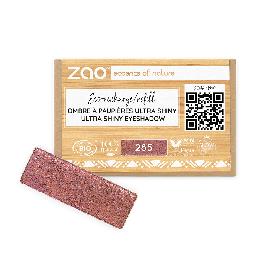 Refill rectangle Eye shadow Pink metal