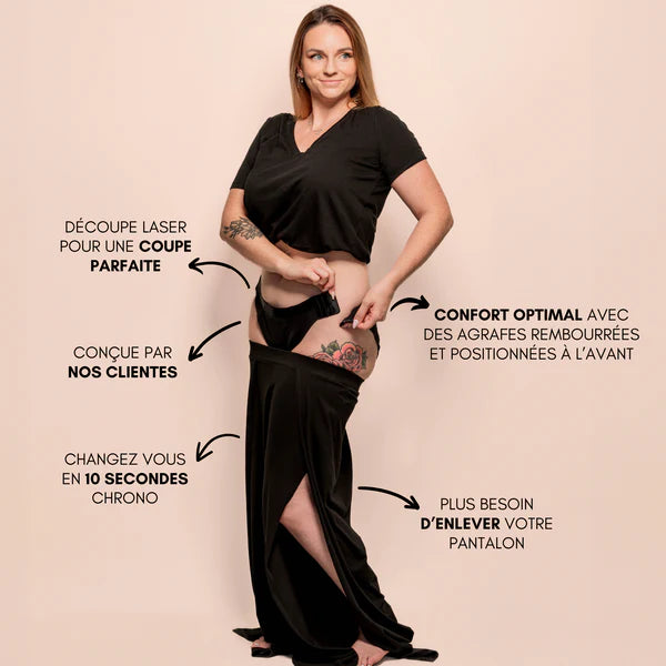 Gros plan sur la membrane imper-respirante de la Culotte Arya