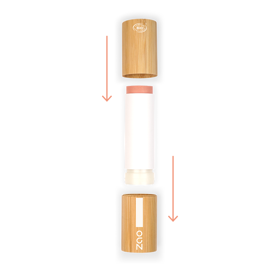 Blush stick 843 Corail irisé – stick rechargeable
