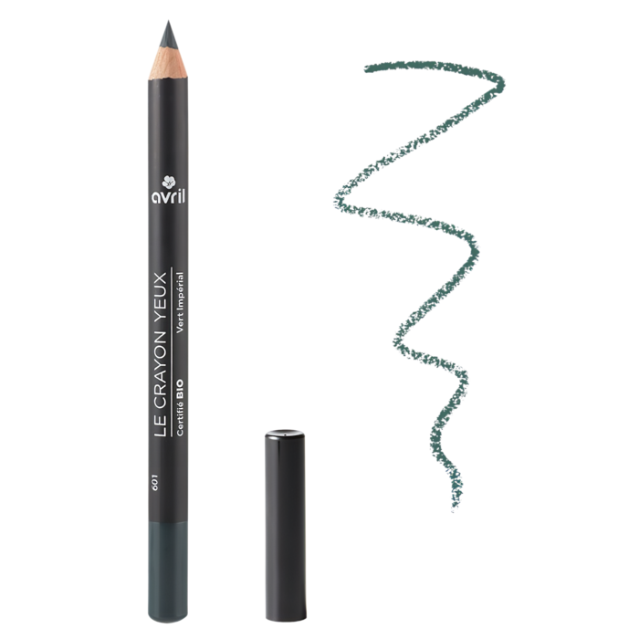 Crayon yeux Vert impérial certifié bio – crayon face avant