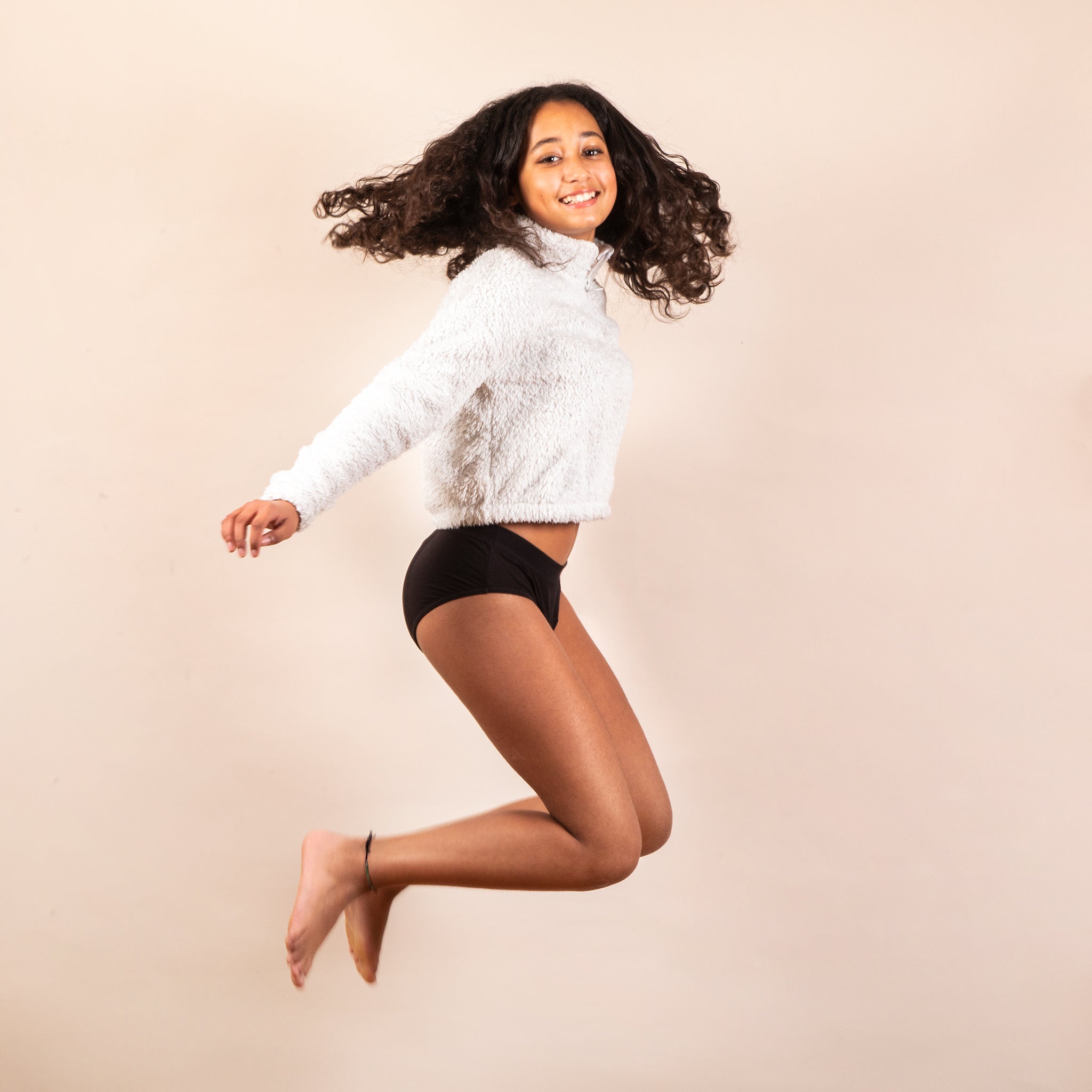 Vue arrière de la Culotte Menstruelle Léa Ados