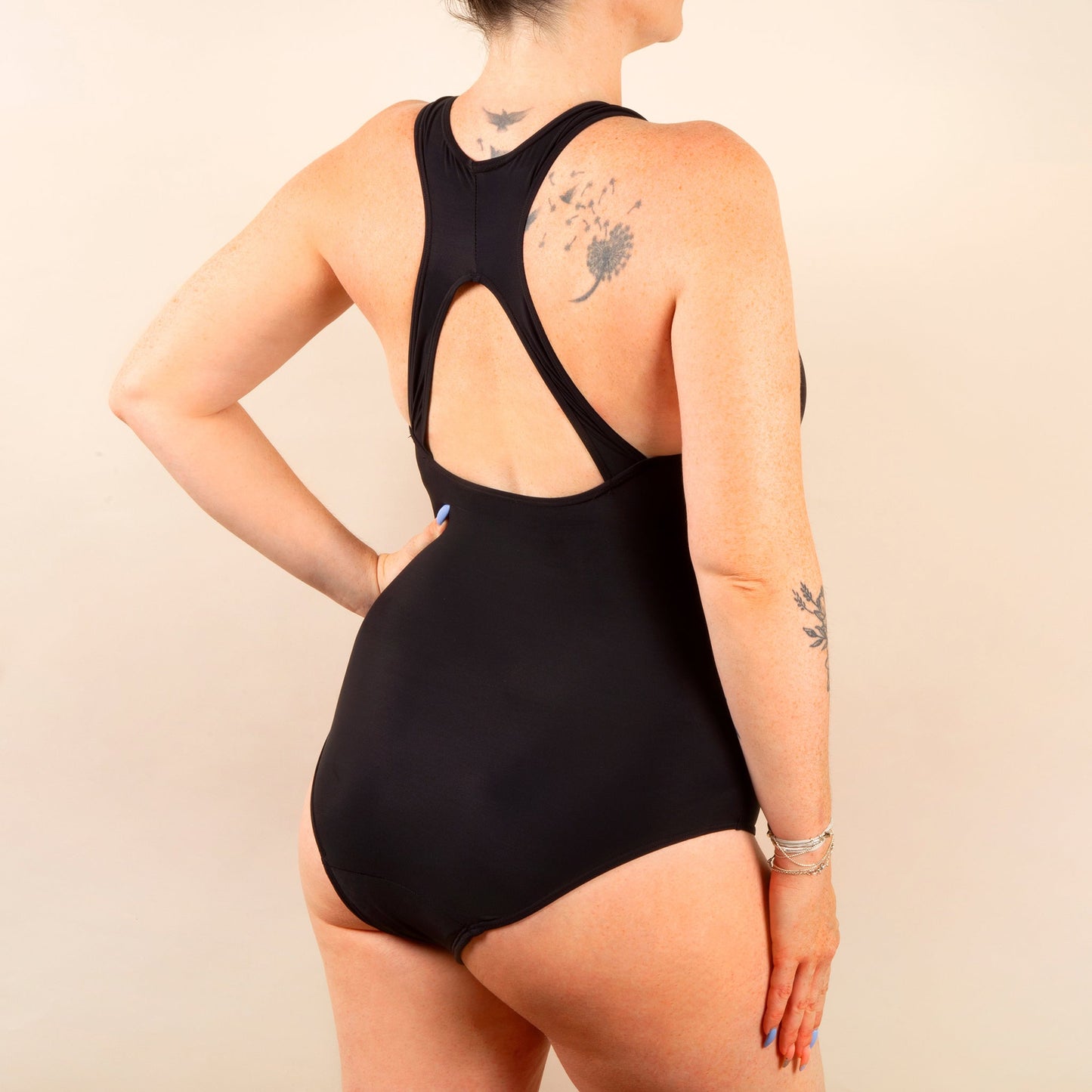 Maillot de Bain Menstruel Danaé – dos coupe nageuse