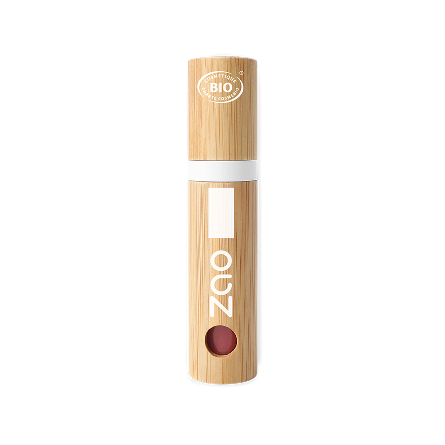 Encre à Lèvres 440 Rouge Tango – étui bambou rechargeable