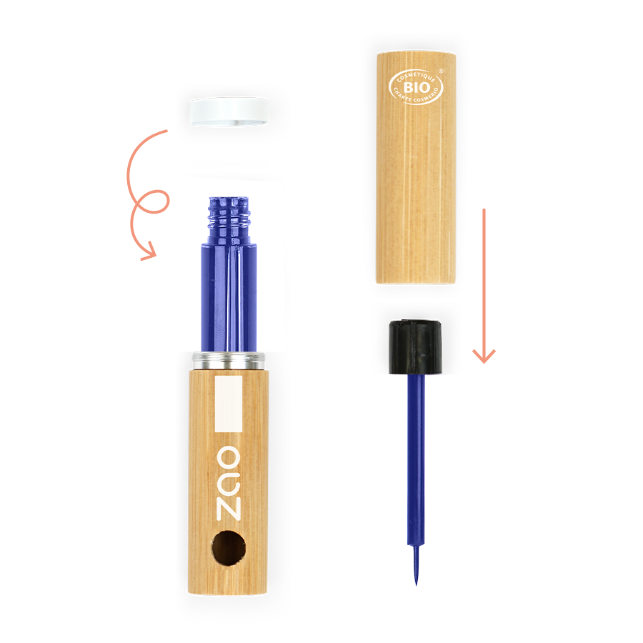 Eyeliner pinceau 072 Bleu électrique – flacon rechargeable