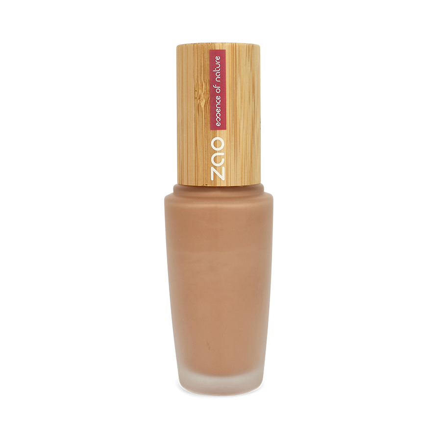 Fond de teint Soie Bio 821 – Hâlé Tiramisu – flacon face avant