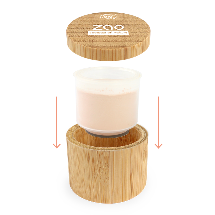 Texture ultra-fine de la poudre libre Mineral Silk 501 Beige clair