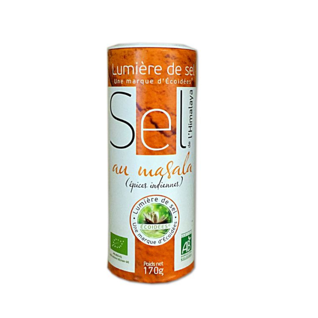 Sel au Masala épices indiennes – tube 170 g face avant