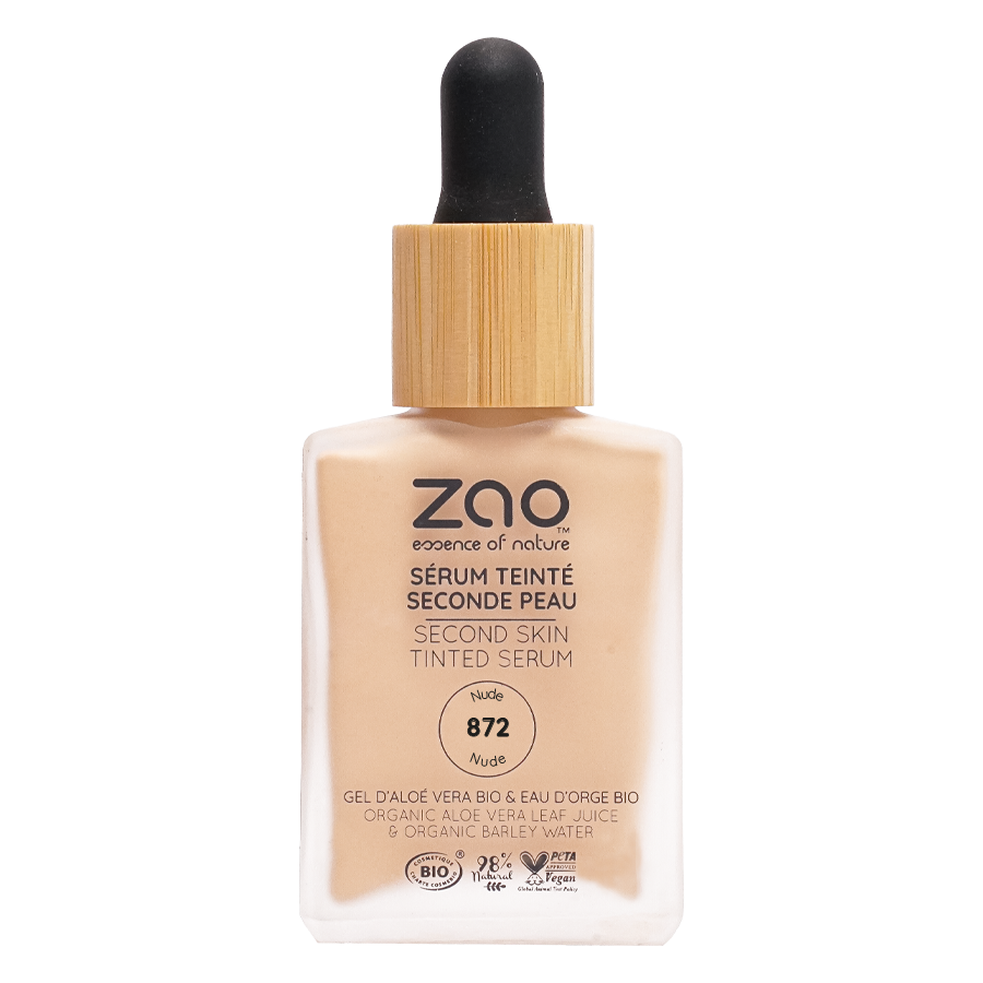 Sérum teinté seconde peau 872 Nude – flacon pompe face avant