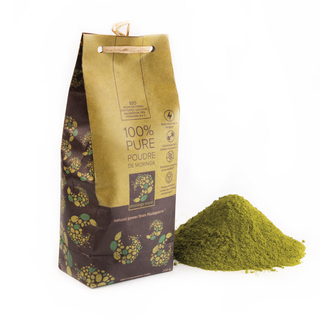 Poudre de Moringa 100% pure - Soin de Toi