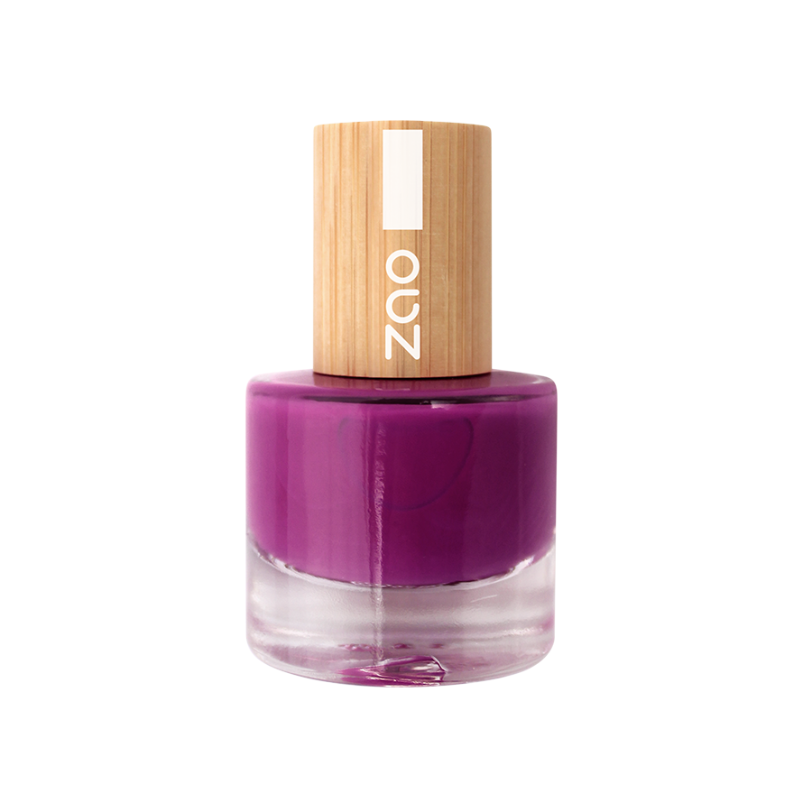 Vernis à ongles 651 Prune – flacon 8 ml face avant