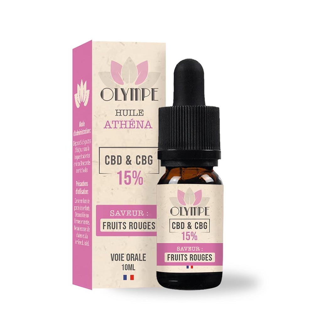 Huile Athéna CBD & CBG 15%