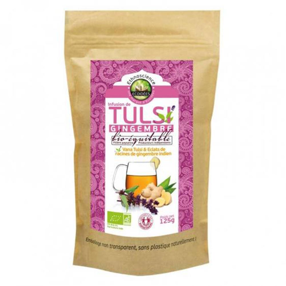 Tulsi gingembre BIO* en copeaux