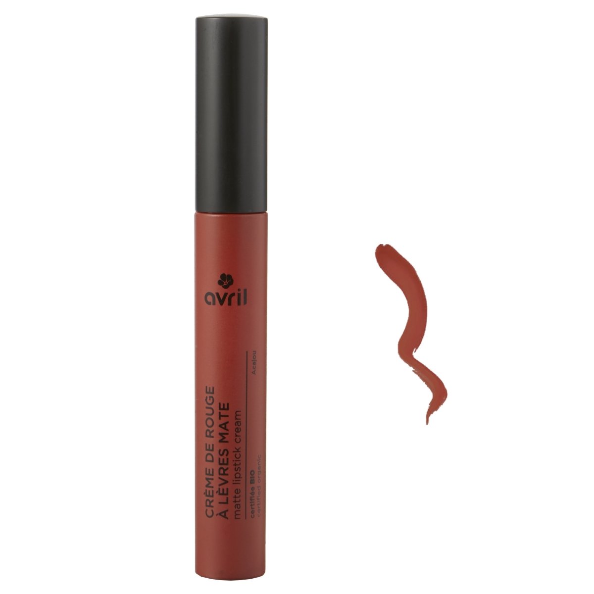 Crème de rouge à lèvres mate Acajou certifiée bio - Soin de Toi
