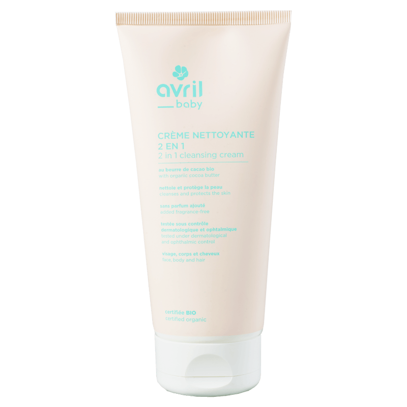 Crème nettoyante 2 en 1 bébé 200 ml - Certifiée bio - Soin de Toi