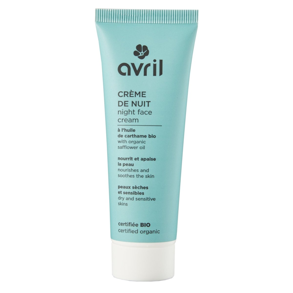 Crème de nuit Peaux Sèches & Sensibles 50 ml - Certifiée bio - Soin de Toi