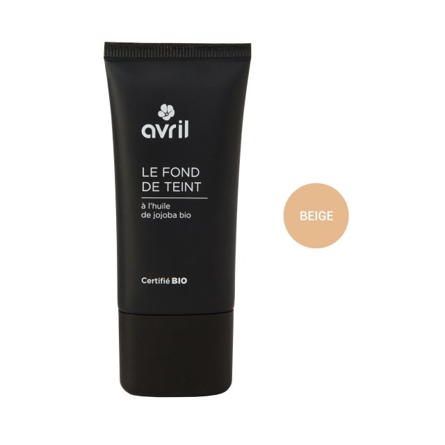 Fond de teint Beige 30 ml certifié bio – flacon 30 ml face avant