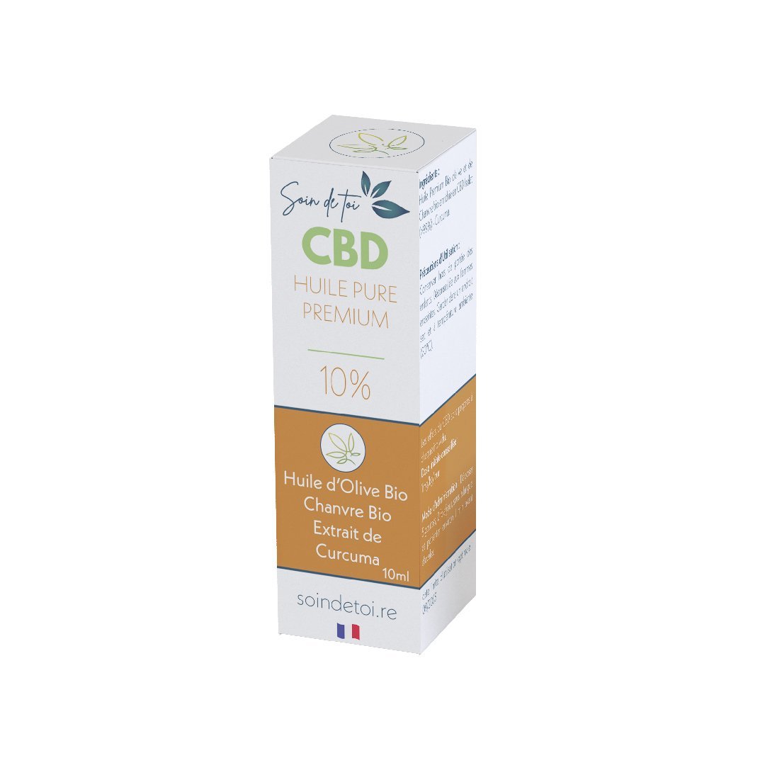 Huile de chanvre Soin de Toi pure prémium isolat 10% CBD - Soin de Toi