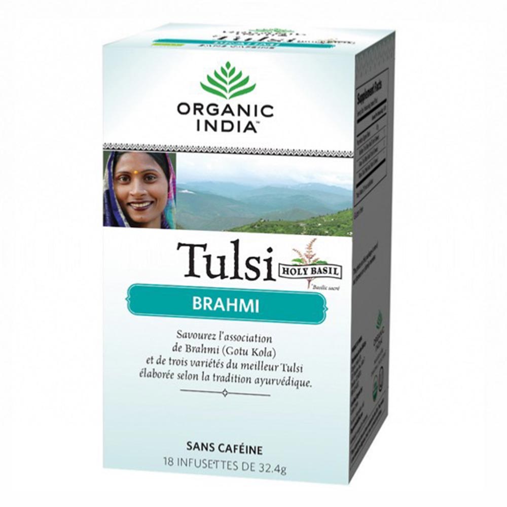 Tulsi – Brahmi Bio – sachet kraft face avant
