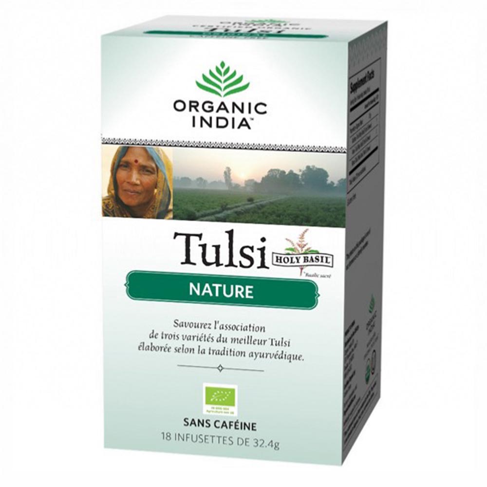 Tulsi Nature Bio – boîte 18 sachets face avant