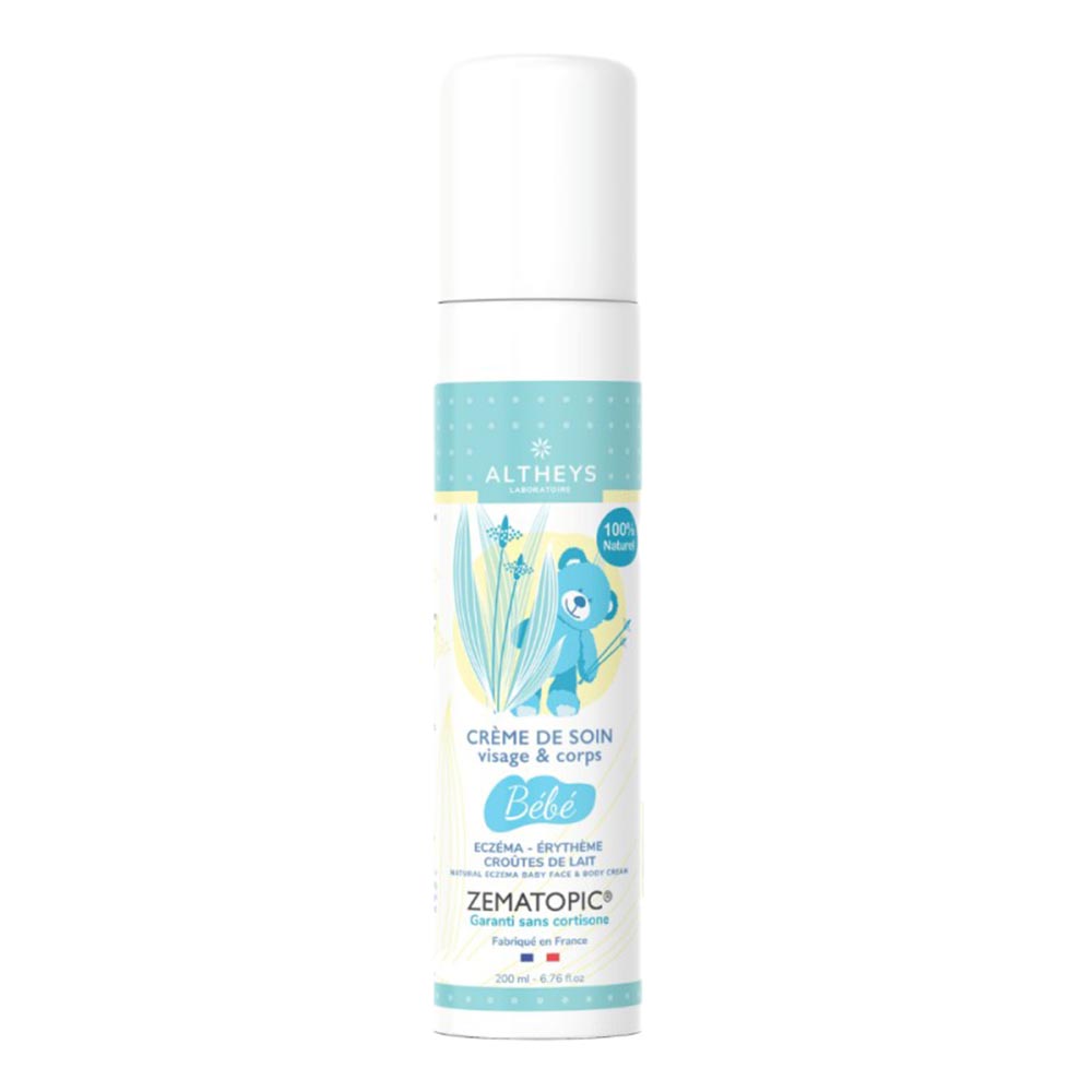 Crème Corps Zematopic Bébé – tube 200 ml face avant