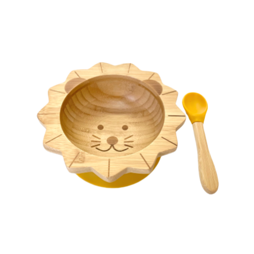 SET DE REPAS BÉBÉ LION MOUTARDE