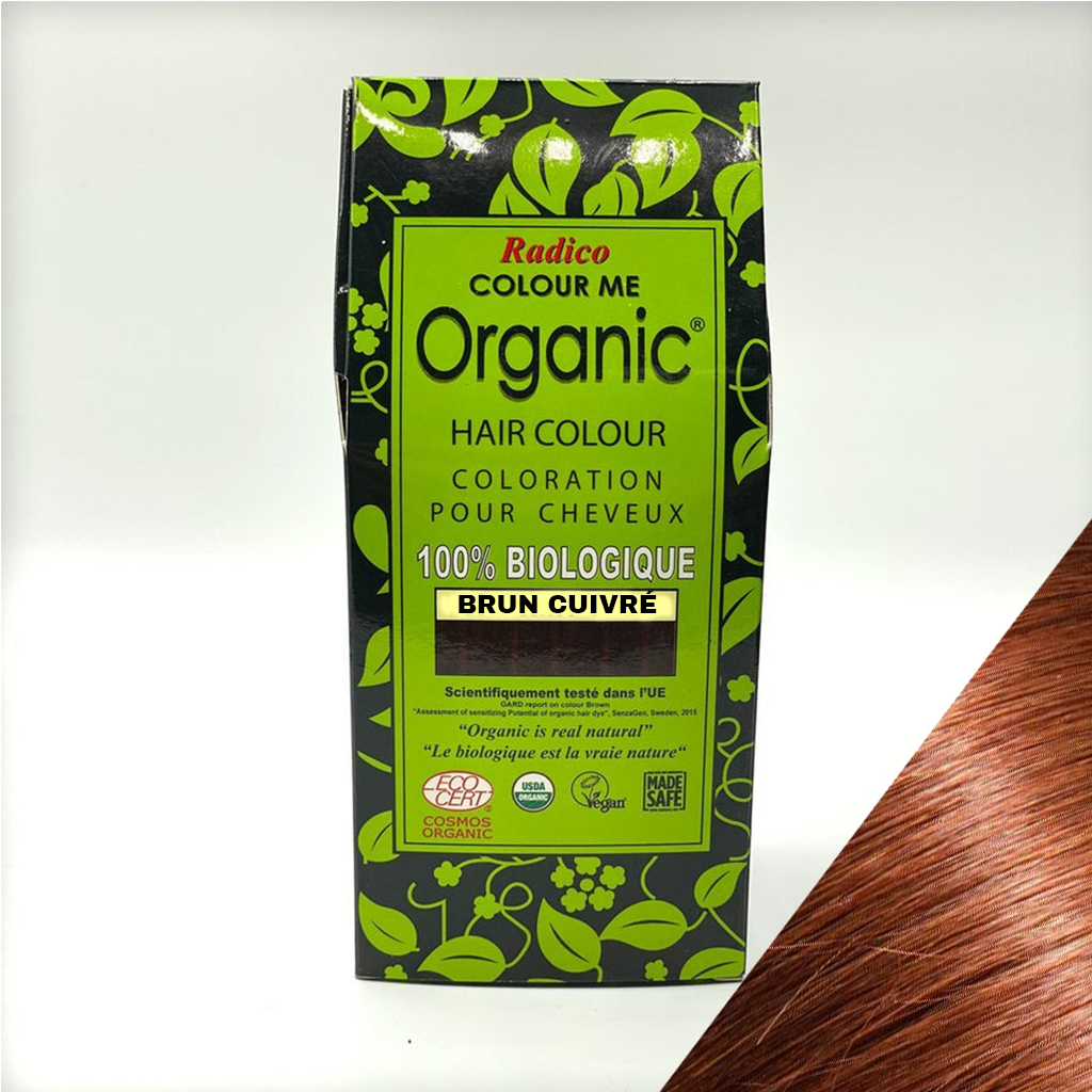 Coloration Radico Organic Brun cuivré – boîte face avant