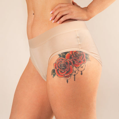 Détail du tissu respirant et membrane imper-respirante de la Culotte Léa