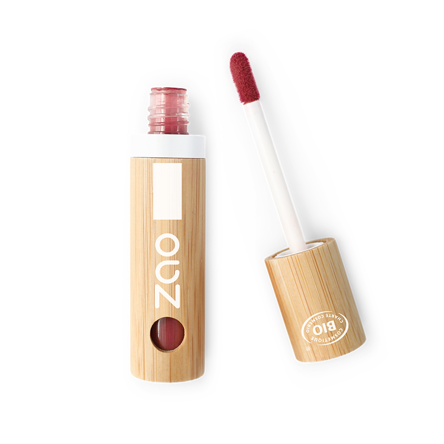 Encre à Lèvres 440 Rouge Tango – étui bambou rechargeable