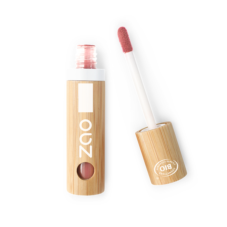 Encre à Lèvres 444 Rose Corail – étui bambou rechargeable