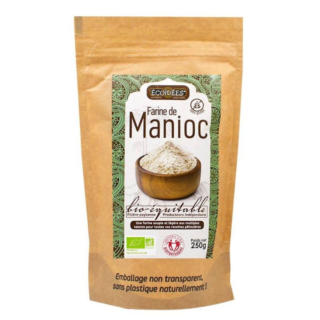 Farine de Manioc Bio – sachet 250 g face avant