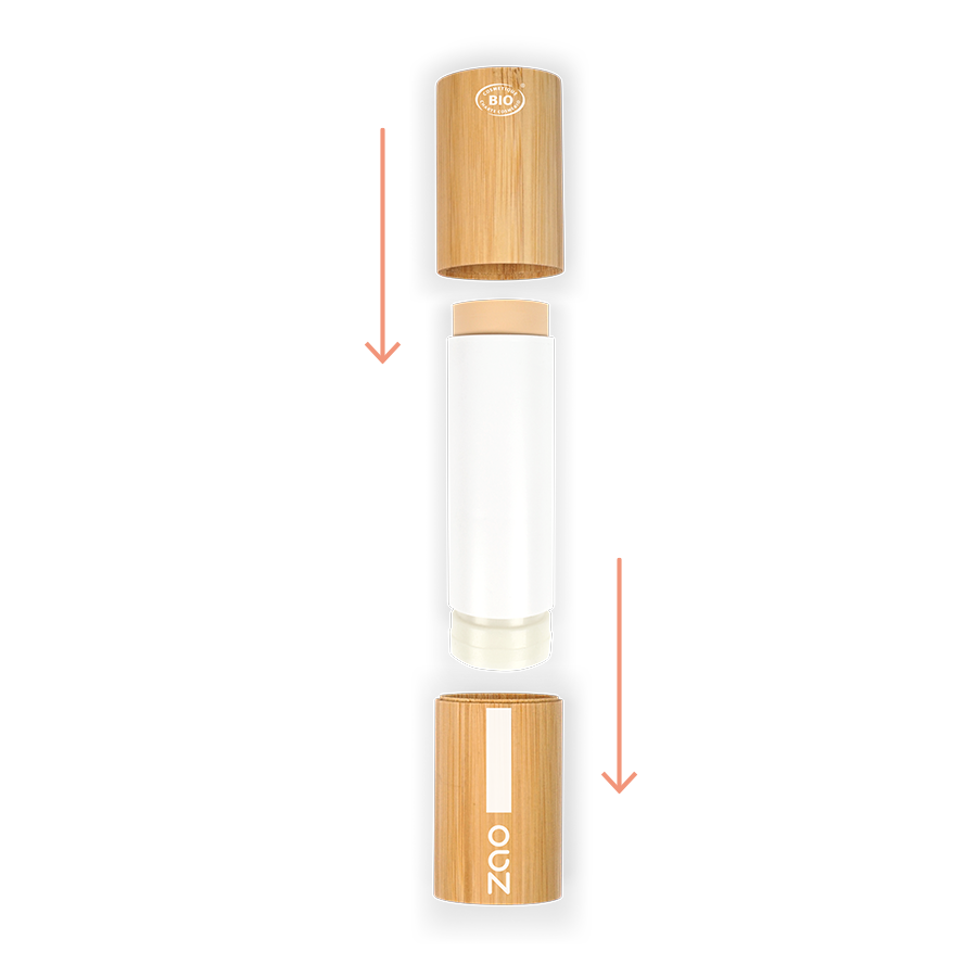 Texture du Fond de teint stick 772 Beige doré