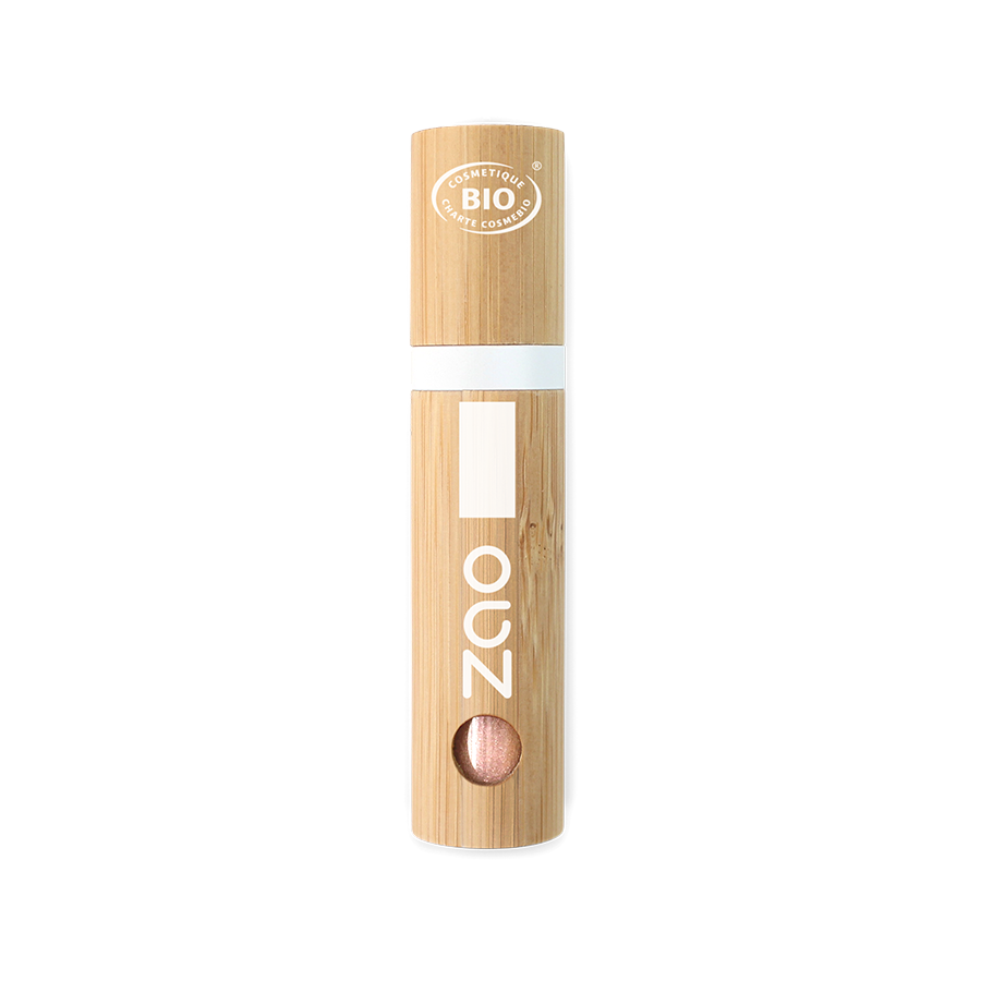Gloss 017 Nude Irisé – étui bambou rechargeable
