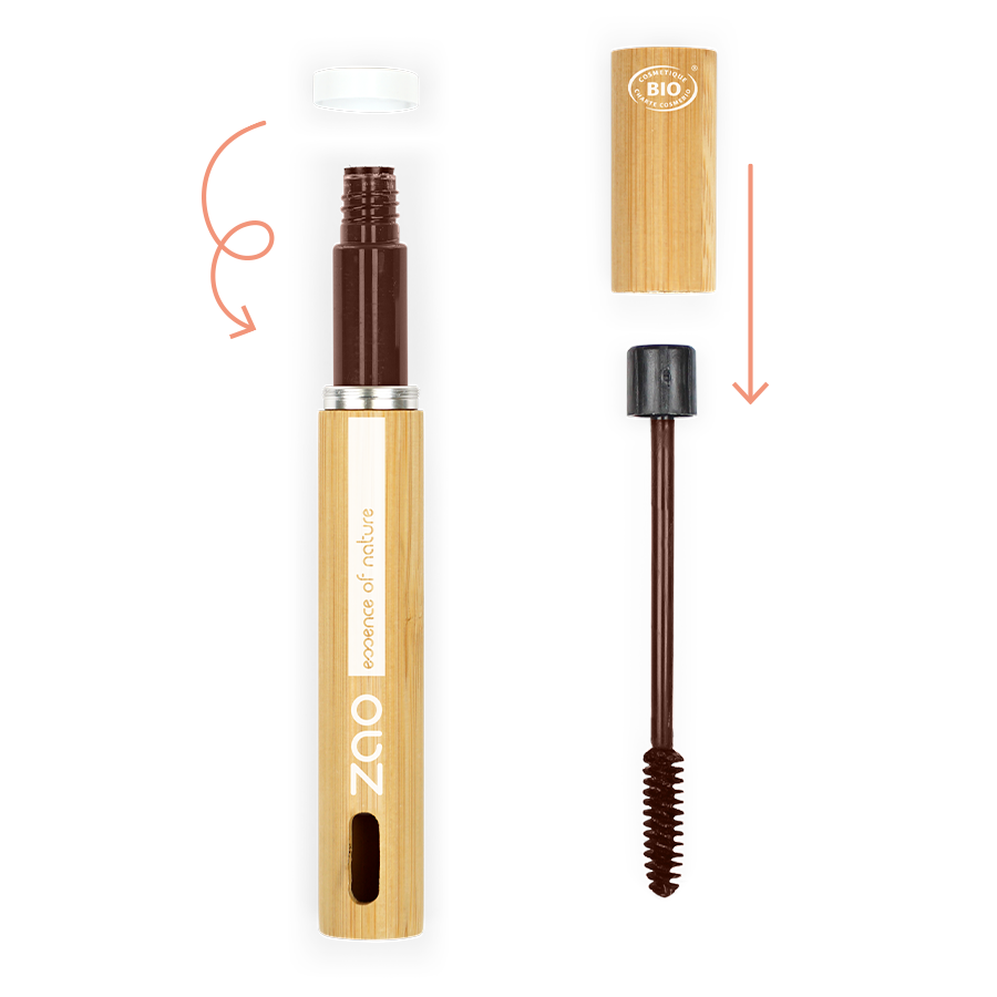 Mascara Aloe Vera 091 Brun Foncé – Rechargeable