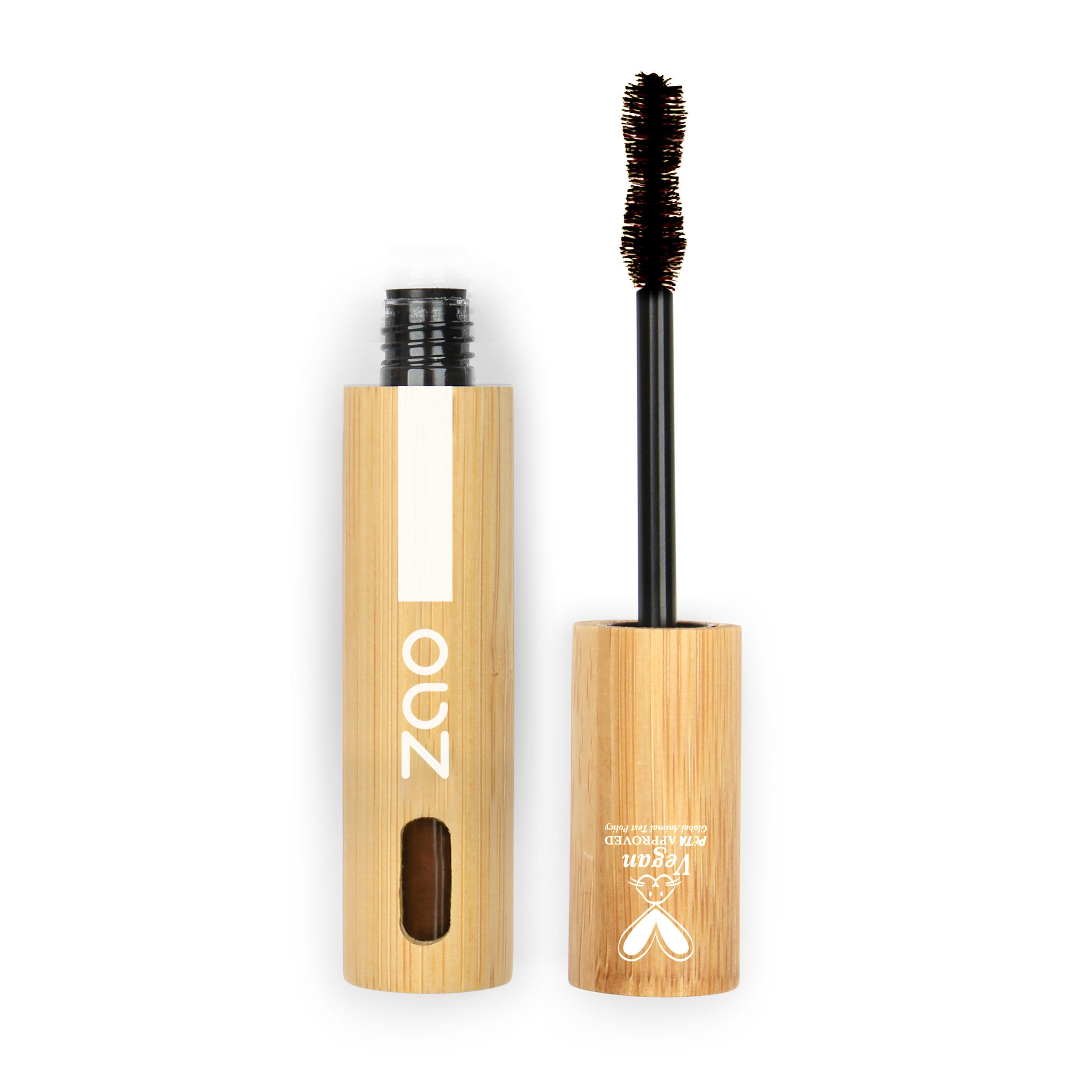 Mascara Volume Audacieux 241 Brun Moka – étui bambou face avant