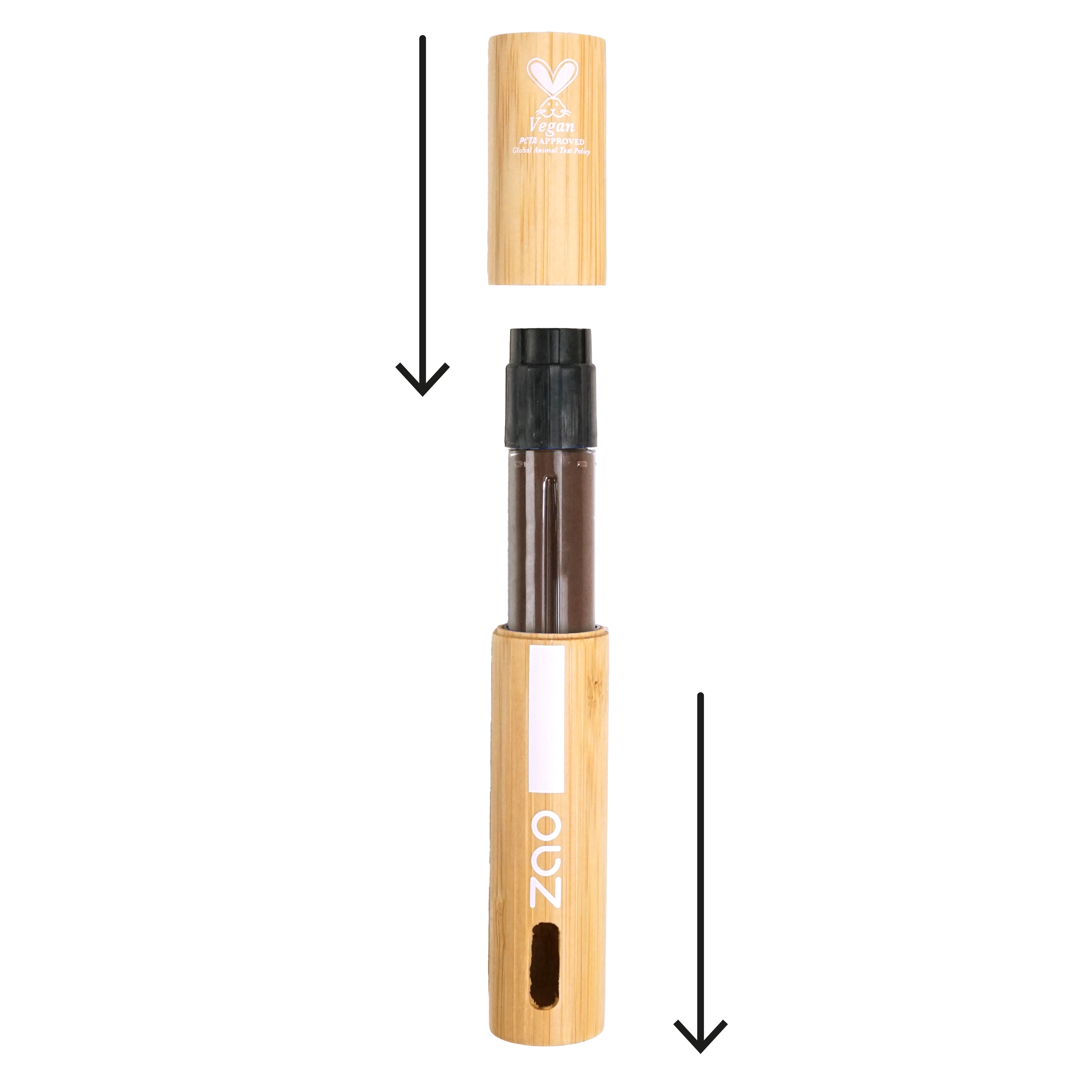 Mascara Waterproof No Drama 251 Brun – face avan