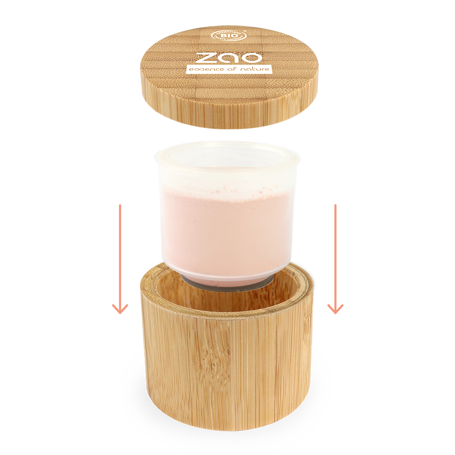 Mineral silk 502 Beige rosé rechargeable