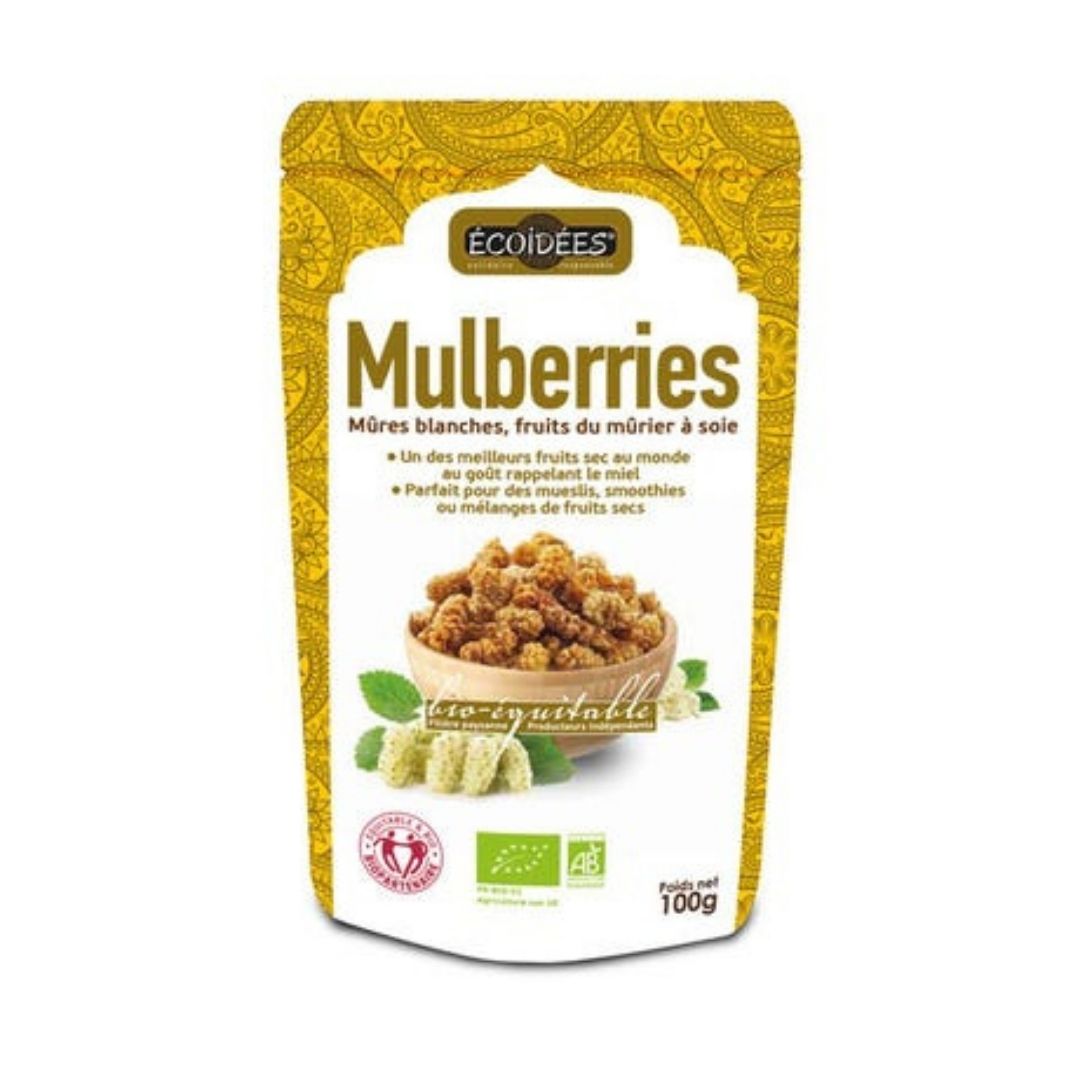 Mulberries bio – sachet kraft 100 g face avant