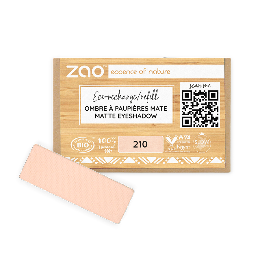 Recharge Ombre à paupières rectangle 210 Nude beige – face avant