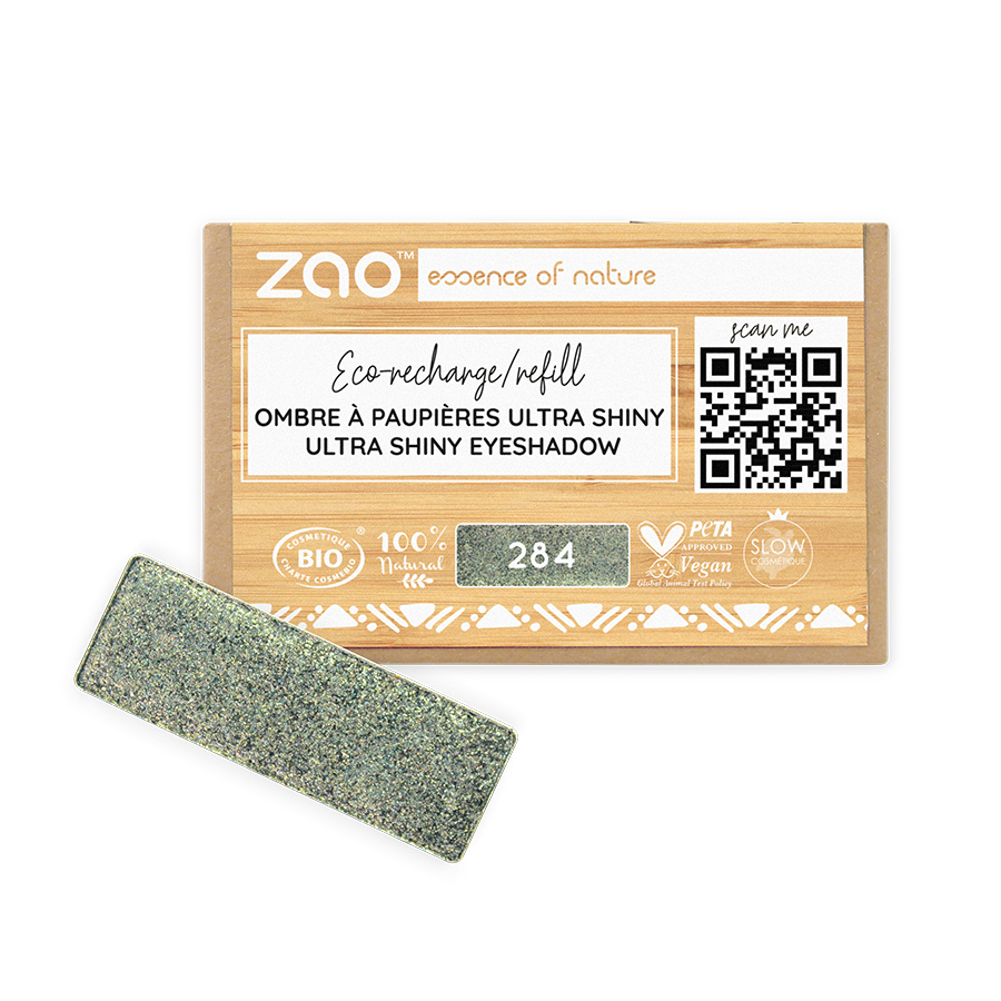 Recharge Ombre à paupières 284 Vert Scarabée – rectangle face avant