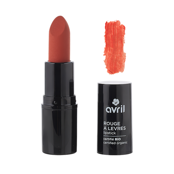 Rouge à lèvres Papaye certifié bio – étui face avant