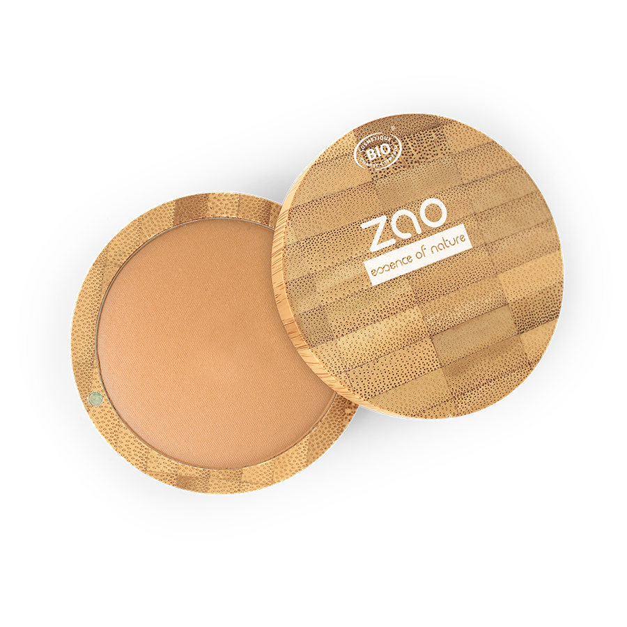 Terre cuite minérale 341 Beige cuivré – boîtier ouvert avec miroir