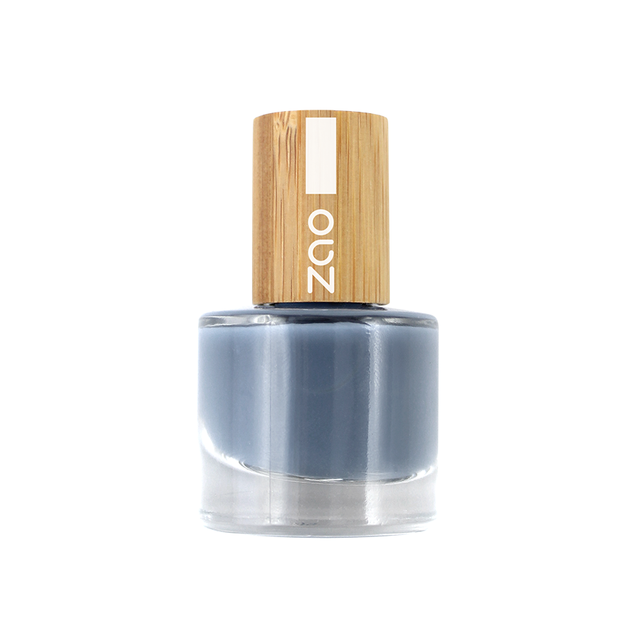 Vernis à ongles 670 Bleu Gris – flacon 8 ml face avant