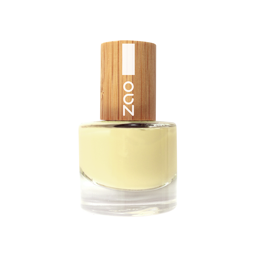 Vernis à Ongles 681 Pastel Mimosa – flacon bambou 10 ml face avant