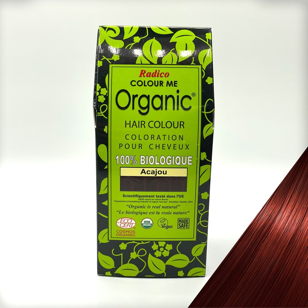 Coloration Radico Organic Acajou – boîte face avant