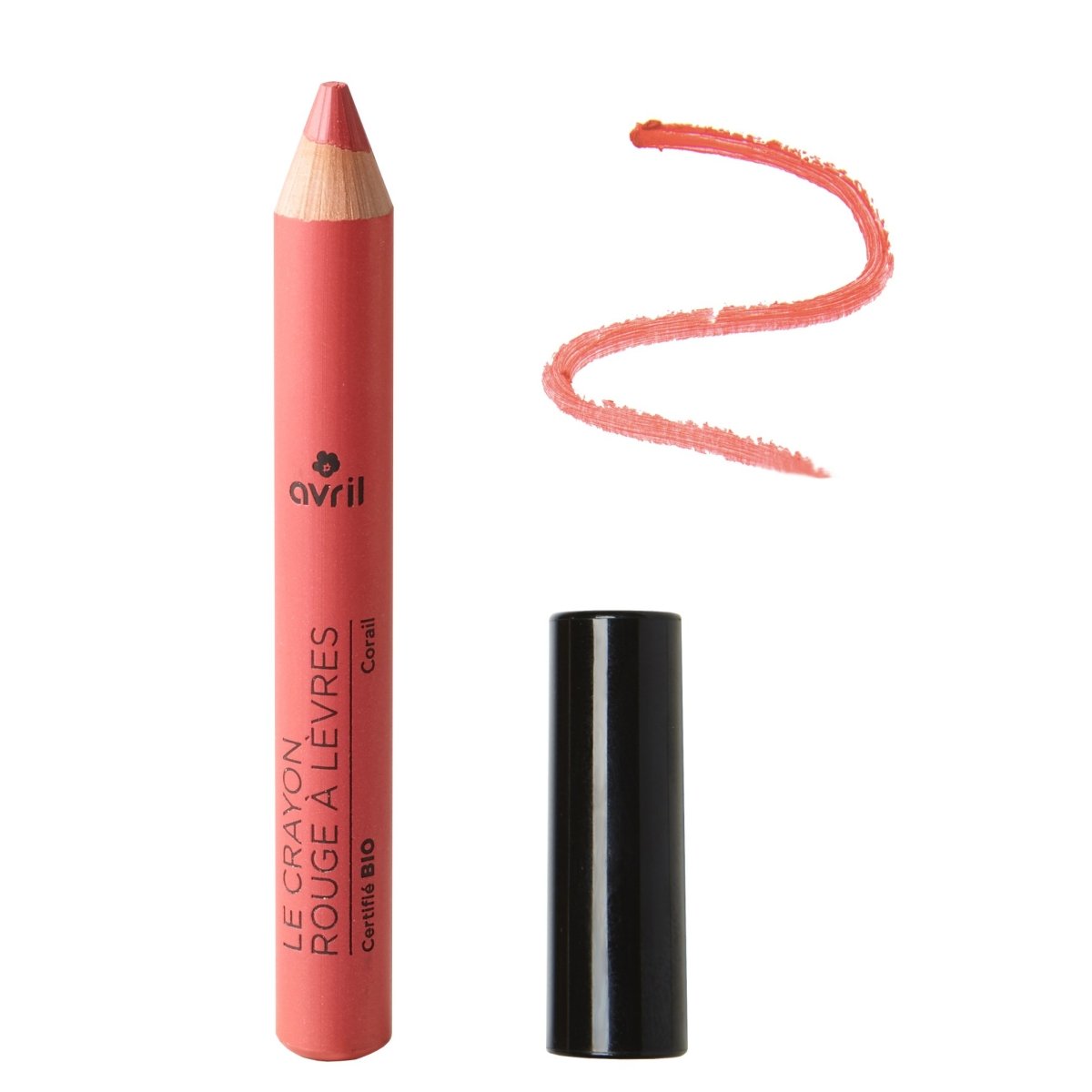 Crayon rouge à lèvres Corail certifié bio - Soin de Toi