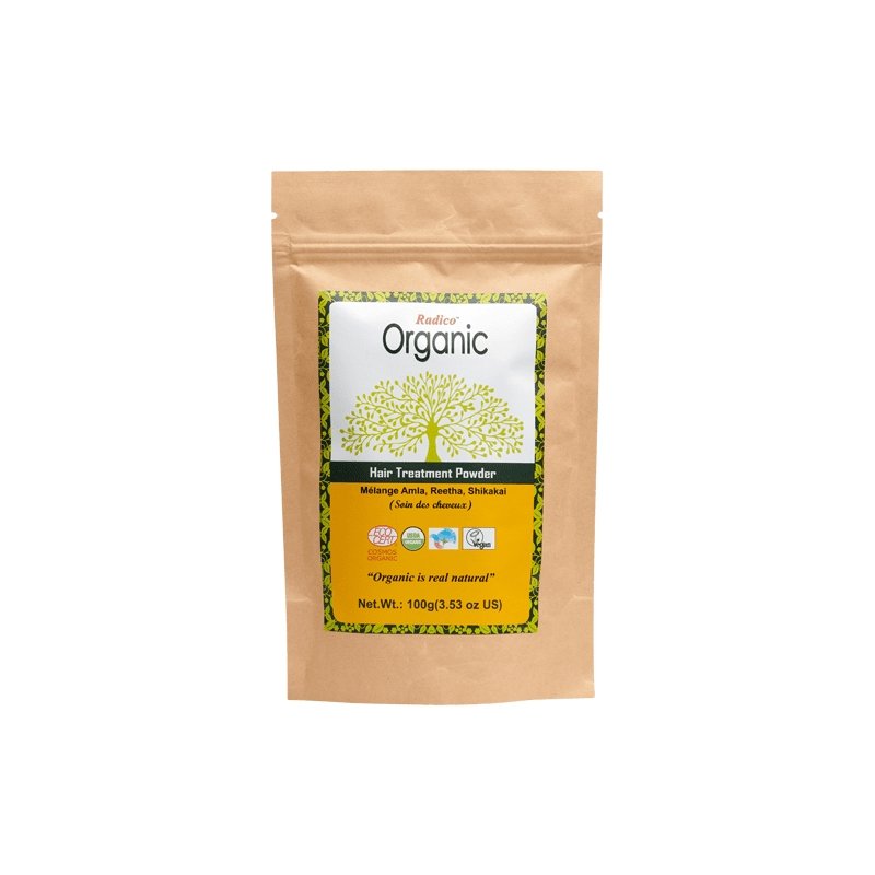 Poudre mélange Amla Reetha Shikakai BIO – sachet face avant