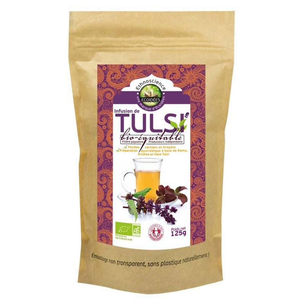 Tulsi Nature Bio – sachet kraft 125 g face avant