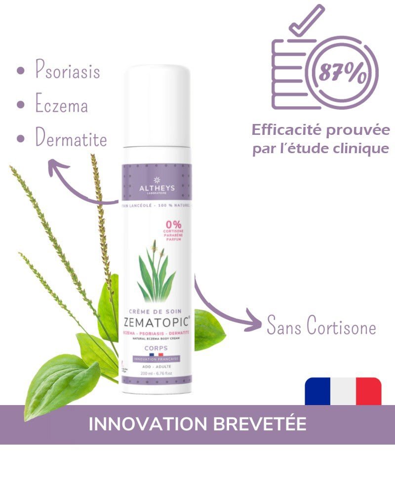 Crème Corps Zematopic 200 ml – tube face avant